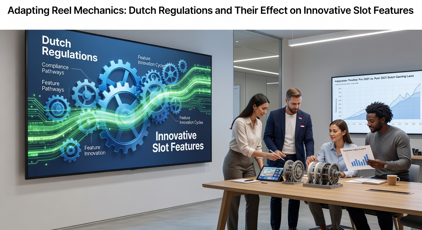 Illustratie van aangepaste reel-mechanieken in Nederlandse slots met focus op compliance en innovatie