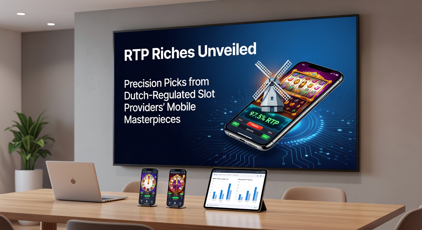 Close-up van een high-RTP mobiel slot met Nederlandse vlag en KSA-logo, illustrerend uitbetalingsgrafieken en mobiele optimalisatie