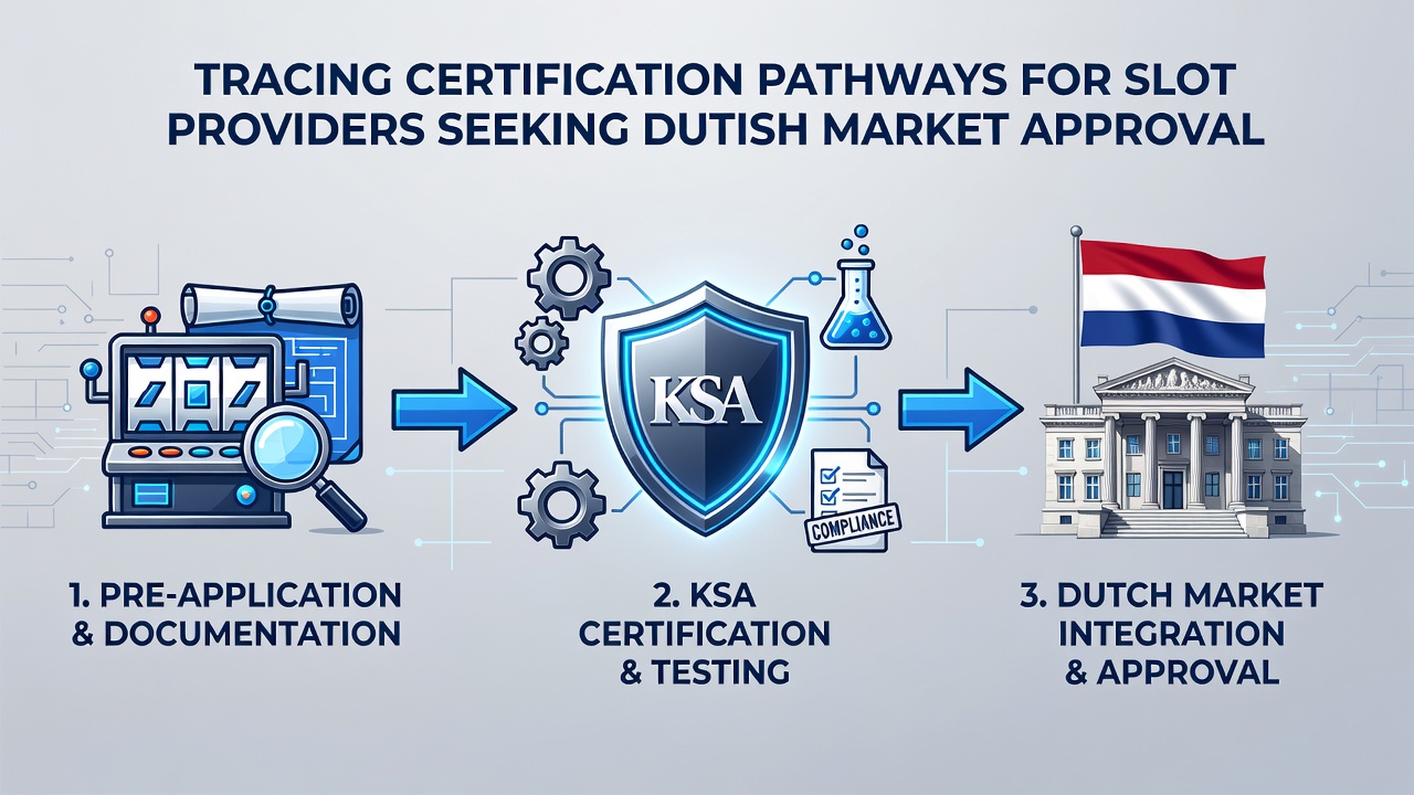 Diagram van audit- en integratieprocessen voor Nederlandse slotcertificering