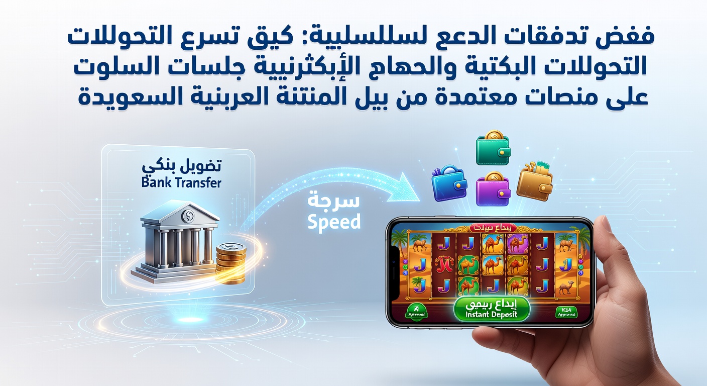 Grafiek van snelle betaalopties in online slots met pijlen die deposits en withdrawals tonen op een mobiel scherm